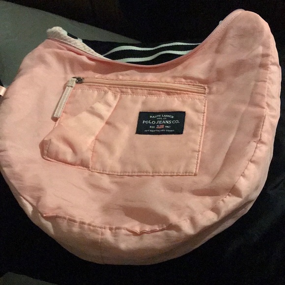 Vintage Polo Jeans Co. Pink Preppy Handbag - Picture 4 of 8